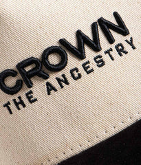 GORRA AP CROWN RA CREMA NEGRA