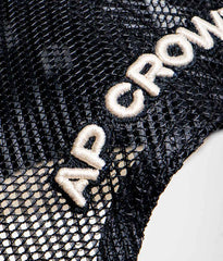 GORRA AP CROWN RA CREMA NEGRA