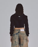 BUZO UNDERGOLD WOMEN 94 UNDRGLD ZIP UP SLIM FIT 32763 BLACK
