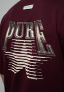 CAMISETA PURE OVERSIZED VARSOVIA PUR22101 VINOTINTO