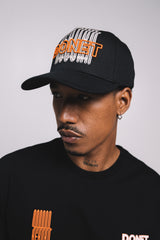 GORRA DONET REBORN BLACK ORANGE