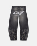 JEAN UNDERGOLD ACT 1 UG STAR BARREL VEIN 35333 WASHED BLACK