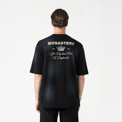 CAMISETA MONASTERY LOAN OVERSIZED BLACK
