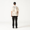 CAMISETA MONASTERY LOAN OVERSIZED WHITE GREY