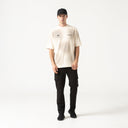 CAMISETA MONASTERY LOAN OVERSIZED WHITE GREY