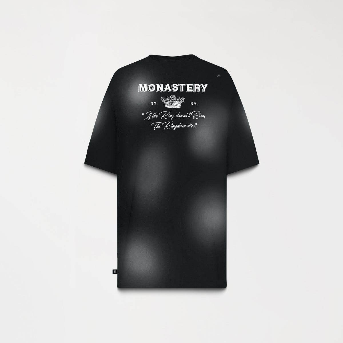 CAMISETA MONASTERY LOAN OVERSIZED BLACK