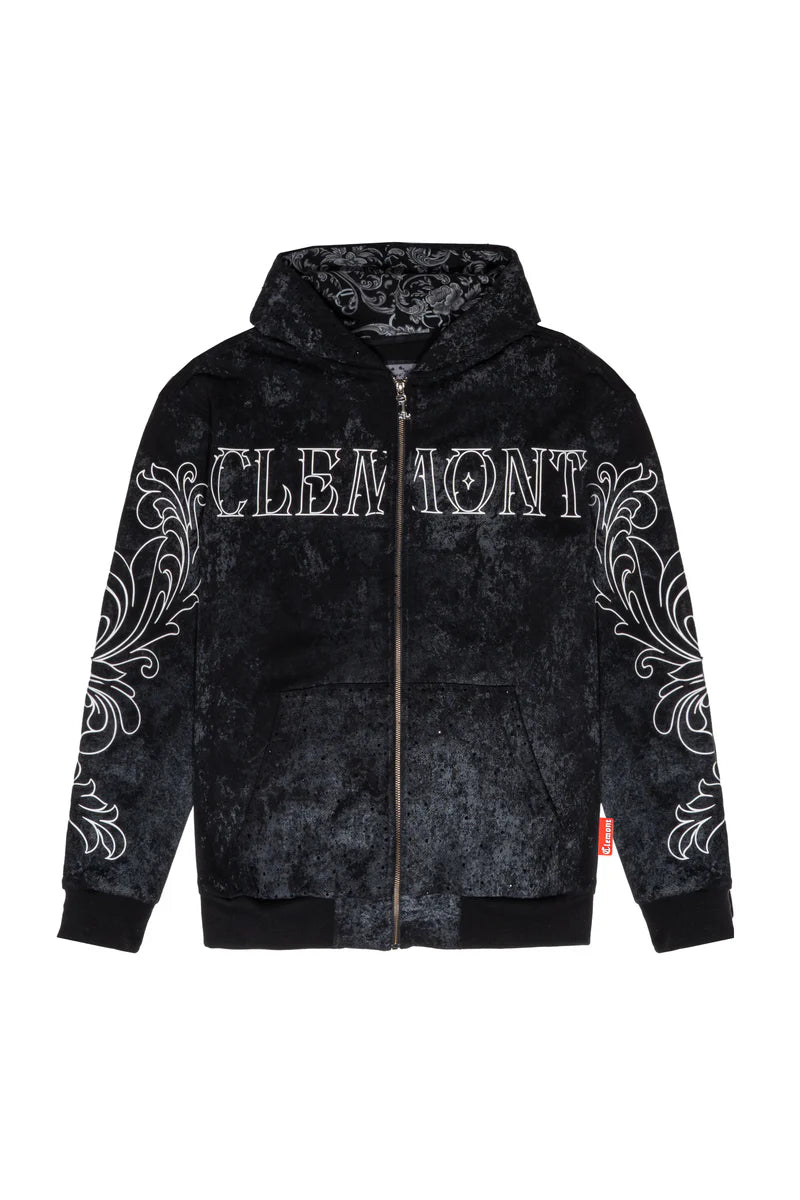 HOODIE HOMBRE MALEVOLO NEGRO CLEMONT