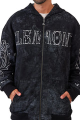 HOODIE HOMBRE MALEVOLO NEGRO CLEMONT