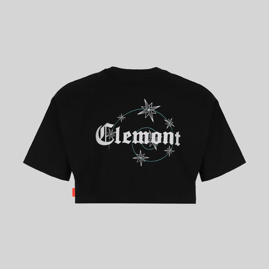 CROP TOP CLEMONT WOMEN ORBITALE OVERSIZED NEGRO