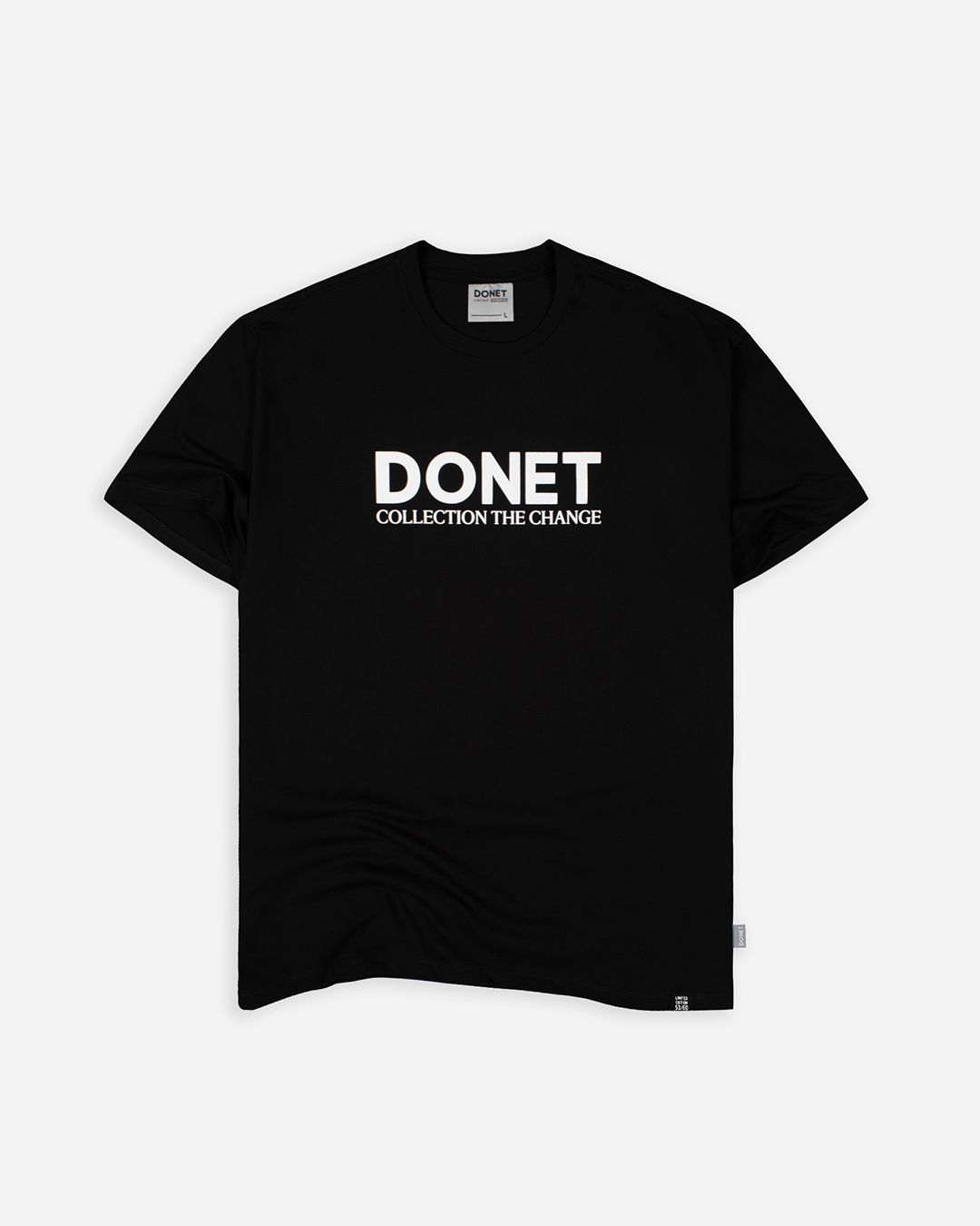 CAMISETA DONET NOVA NEGRA