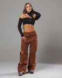 PANTALON LABEUR GRATTEUR CHOCOLATE
