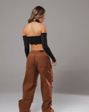 PANTALON LABEUR GRATTEUR CHOCOLATE