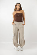 PANTALON LABEUR ROCHE BEIGE