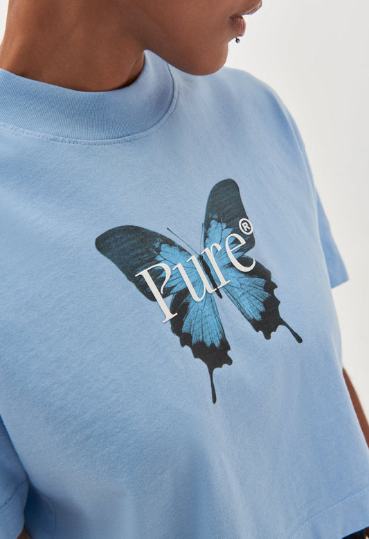 CROP TOP PURE BIOLOGY AZUL