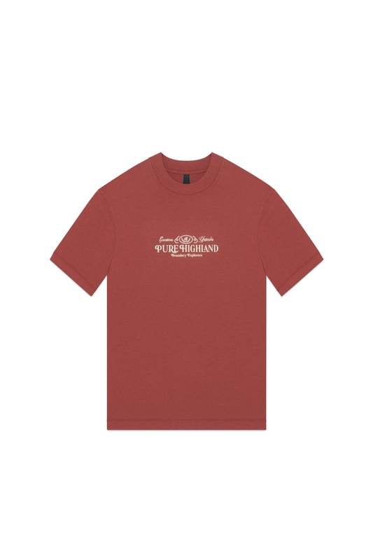 CAMISETA PURE PUR20311 OVERSIZED VINOTINTO