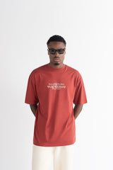 CAMISETA PURE PUR20311 OVERSIZED VINOTINTO