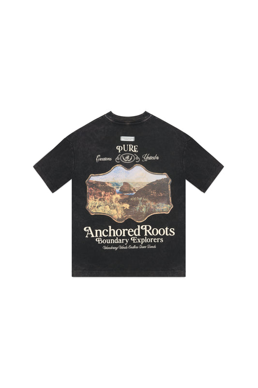 CAMISETA PURE PUR20315 SEMI OVERSIZED BLACK