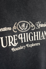 CAMISETA PURE PUR20315 SEMI OVERSIZED BLACK