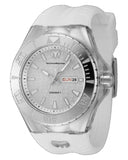 RELOJ TM-122008 BLANCO-PLATEADO