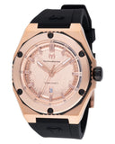 RELOJ TM-416065 NEGRO-ORO ROSA