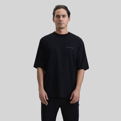 CAMISETA MONASTERY RUSTON MEN OVERSIZE BLACK S/CH