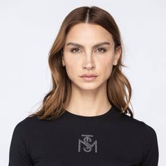 CAMISETA MONASTERY WOMEN SHINE NEGRA