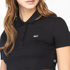 CROP TOP POLO MONASTERY WOMEN SUTTON NEGRO