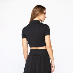 CROP TOP POLO MONASTERY WOMEN SUTTON NEGRO