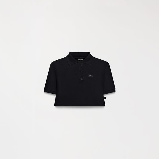 CROP TOP POLO MONASTERY WOMEN SUTTON NEGRO