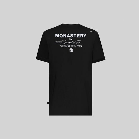 CAMISETA MONASTERY CRACKER BLACK