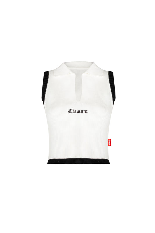 BLUSA TEJIDA CLEMONT VISIONE CREMA