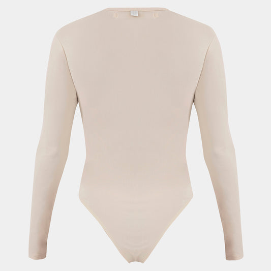 BODY UNDERGOLD WOMEN BASICS LONG SLEEVE CREAM