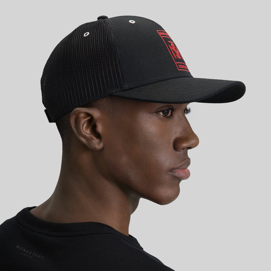 GORRA MONASTERY VEL BLACK RED