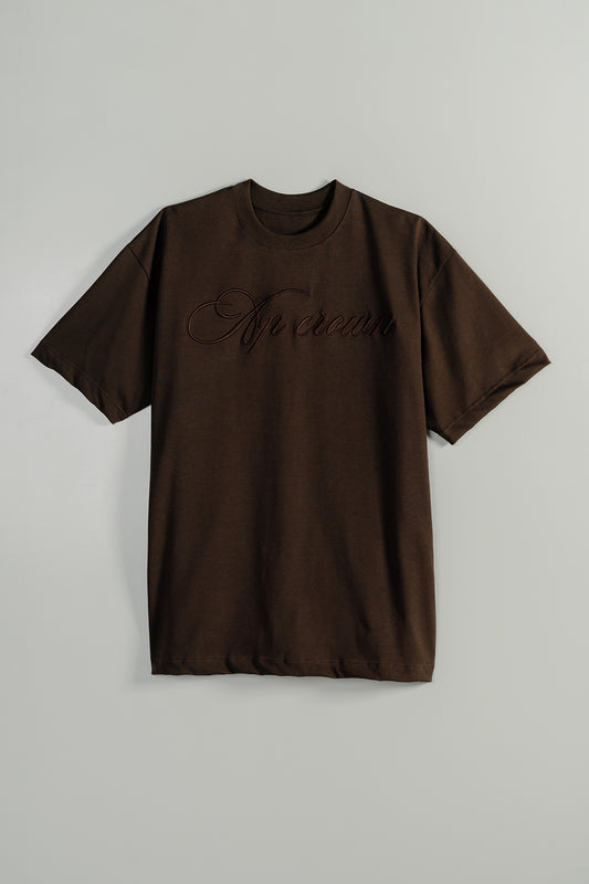 CAMISETA A PCROWN CRUX APH25418 BROWN