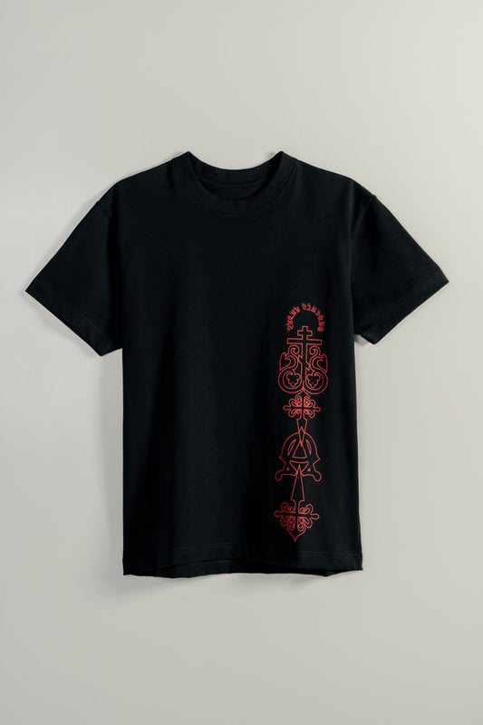 CAMISETA AP CROWN SANCTUS APH25421 BLACK