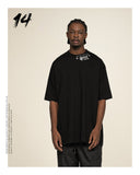 CAMISETA Y/OUT NECK BLACK