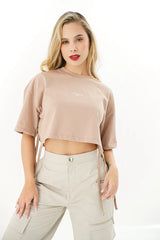 CAMISETA LABEUR CANNES OVERSIZED CAFÉ