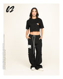 CROP TOP Y/OUT HIDE BLACK