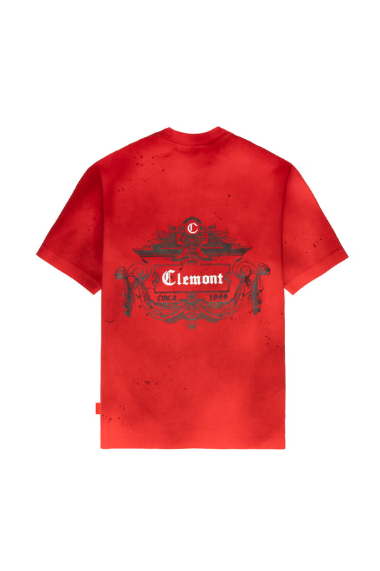 CAMISETA HOMBRE OVERSIZED DISORDINE ROJO