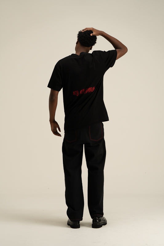 CAMISETA AP CROWN SANCTUS APH25421 BLACK