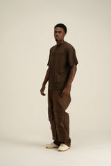 CAMISETA A PCROWN CRUX APH25418 BROWN