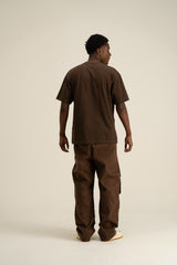 CAMISETA A PCROWN CRUX APH25418 BROWN