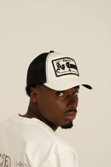 GORRA AP CROWN LINEA APA2543 WHITE/BLACK