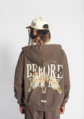 BUZO PURE PUR21536 BOXY FIT CAFÉ