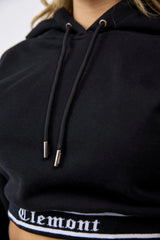 BUZO CROP CLEMONT WOMEN SINCRONIA NEGRO