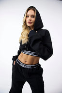 BUZO CROP CLEMONT WOMEN SINCRONIA NEGRO