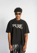 CAMISETA PURE PUR21534 OVERSIZED NEGRO