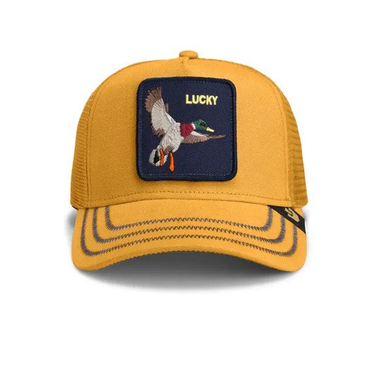 GORRA GOORIN GOTTA BE QUICKER GOLD LUCKY
