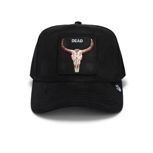 GORRA GOORIN THE SUEDE SKULL BLACK DEAD