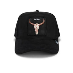 GORRA GOORIN THE SUEDE SKULL BLACK DEAD